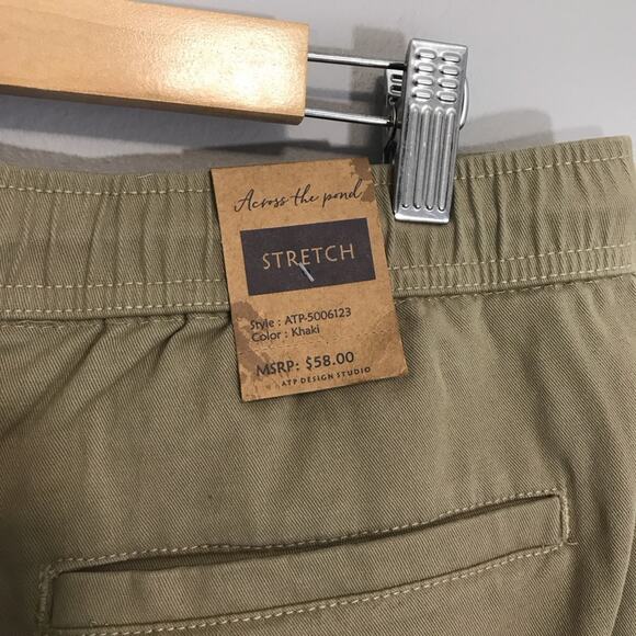 NWT Across The Pond Men's Regular Fit All Season Stretch Jogger Pant Med. - Picture 5 of 8